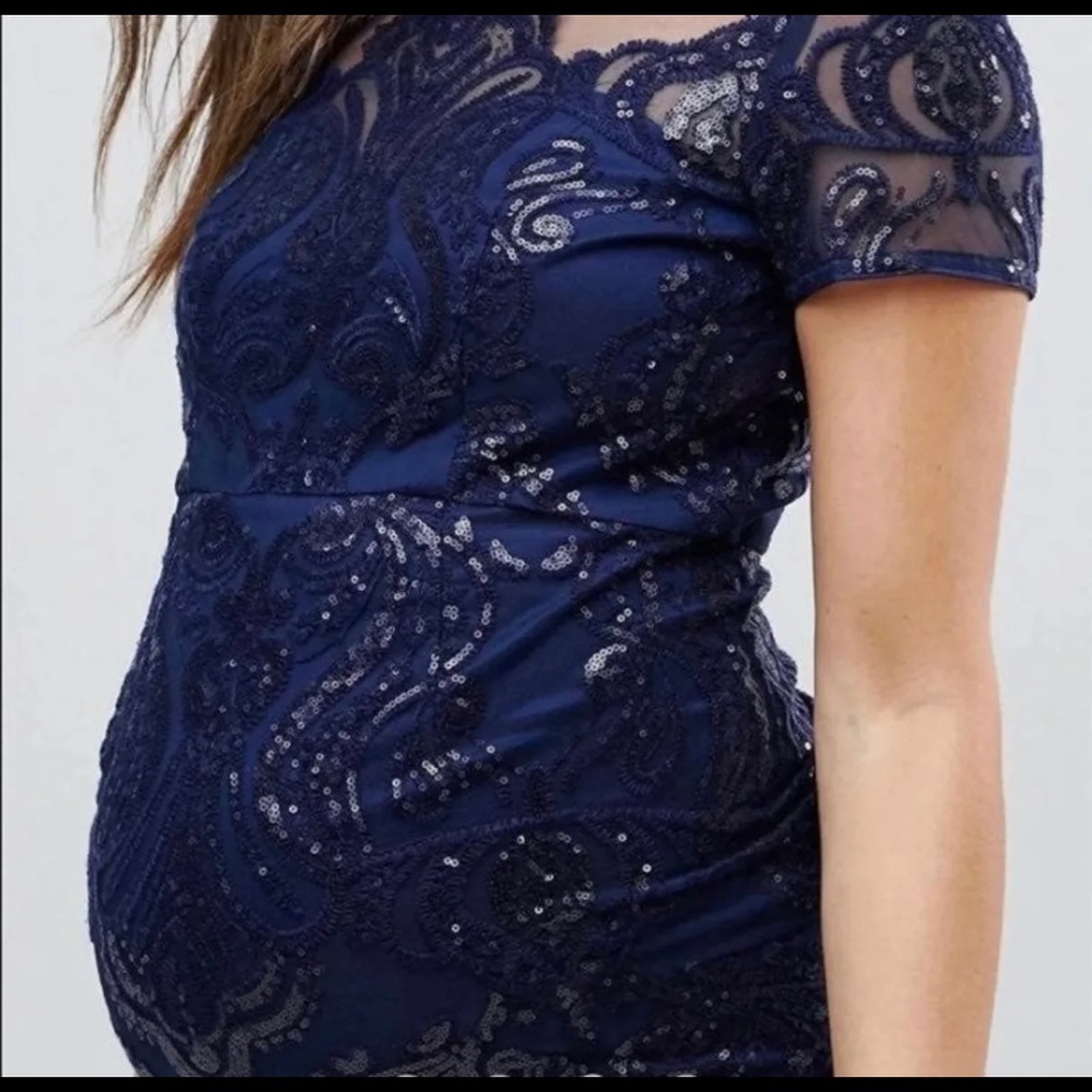ASOS 6 Chi Chi London Maternity Dress
